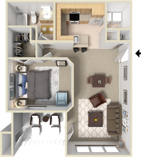 1 Bedroom Apartment Lenexa KS